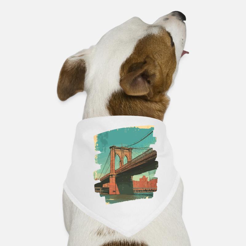 Pont de Brooklyn Bandana pour chien