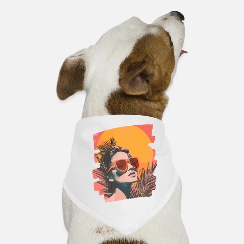Été Rétro Bandana pour chien