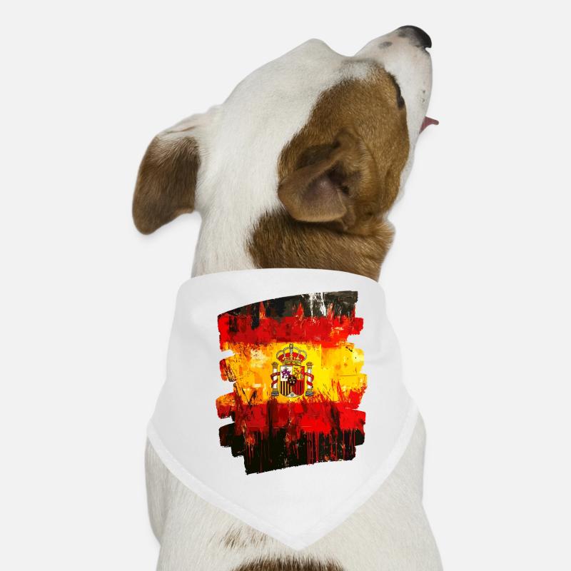 Drapeau espagnol Espagne Bandana pour chien