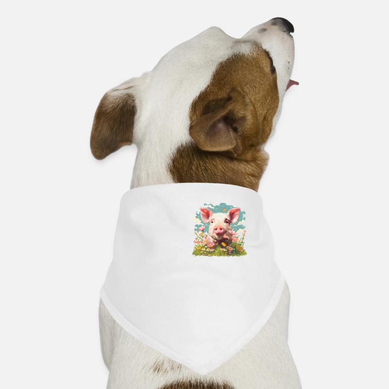 Cochon Cochon Bandana pour chien