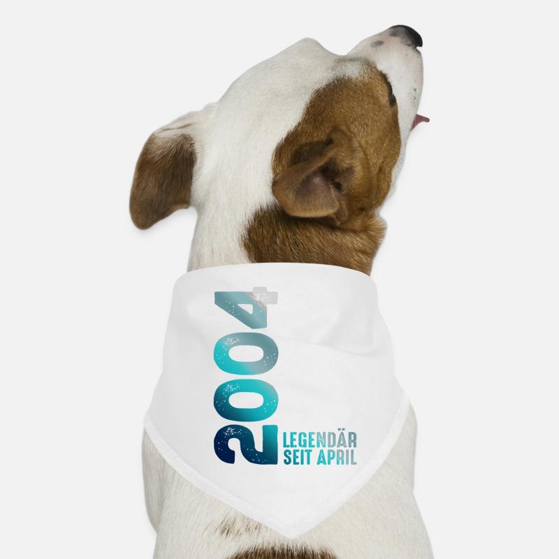 Legendär Seit April 2004 Geburtstag Geschenk Feier Hunde-Bandana