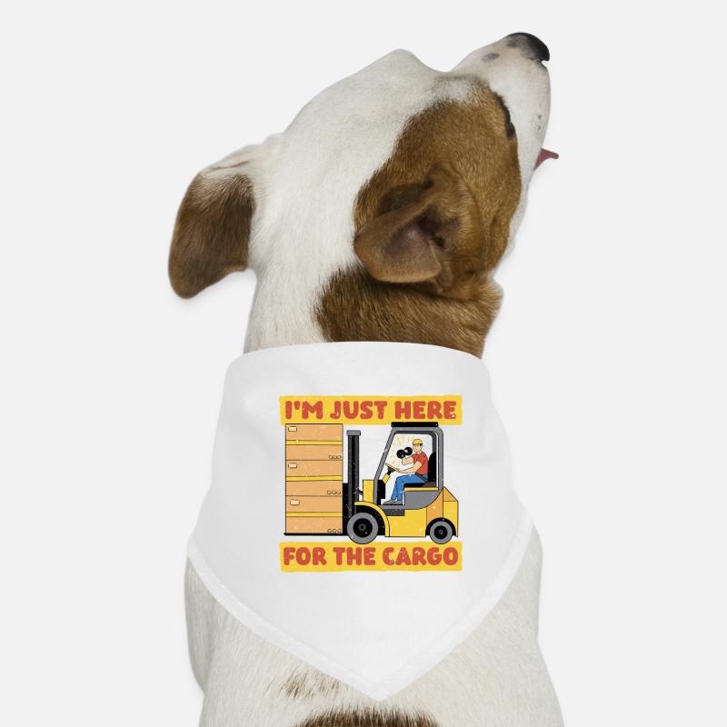 Hafenarbeiter Just here For The Cargo Hunde-Bandana