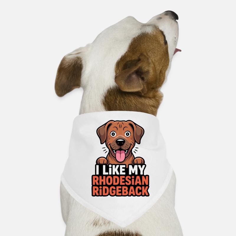I like my Rhodesian Ridgeback Hundeliebe Dog Bandana