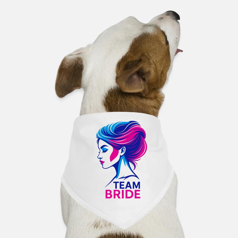 Team Bride Hunde-Bandana
