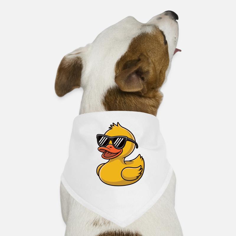 Rubber duck with sunglasses Dog Bandana