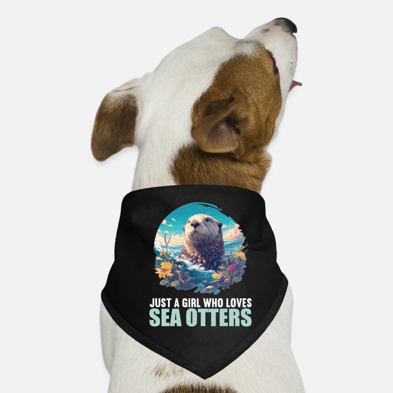 Loutre de mer Bandana pour chien
