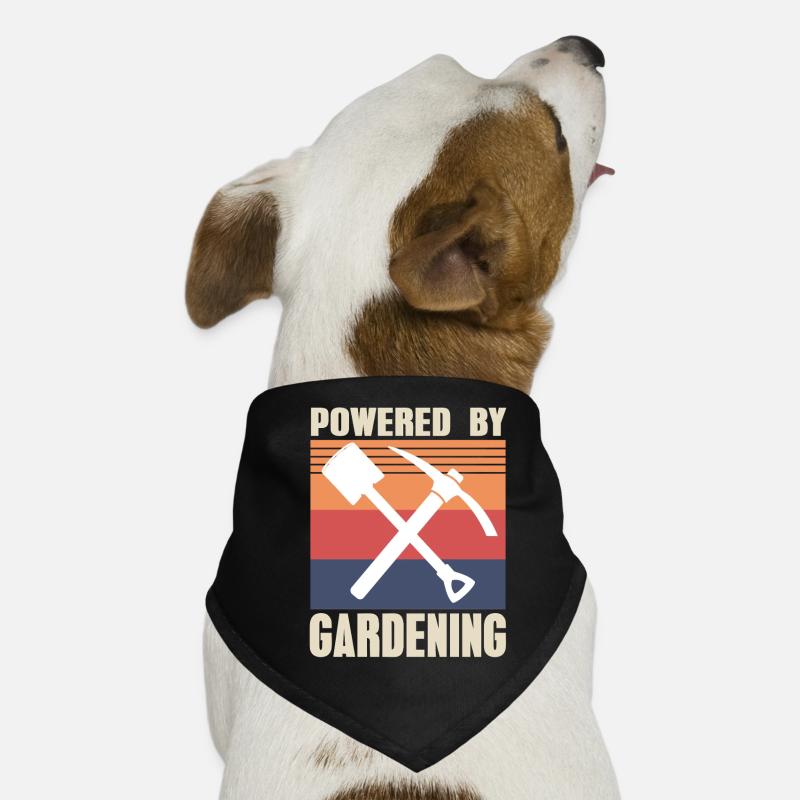 Alimenté par un ventilateur de style rétro de jardinage Bandana pour chien