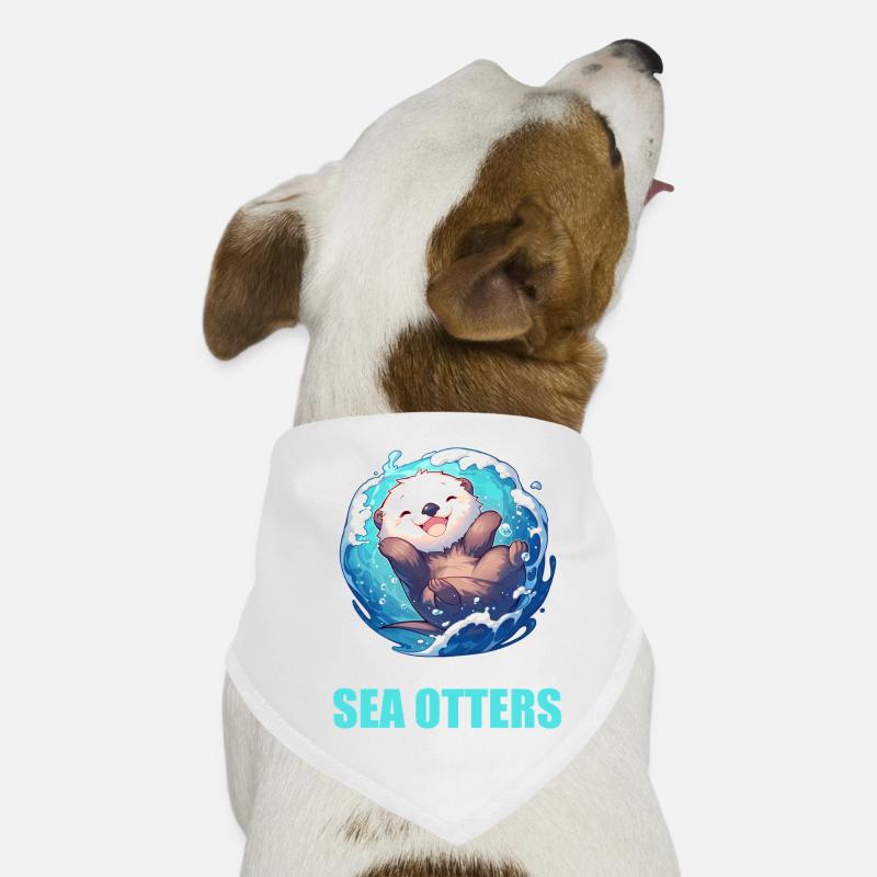 Loutre de mer Bandana pour chien