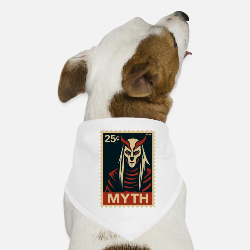 MYTH – Demonic legend as a stamp Dog Bandana