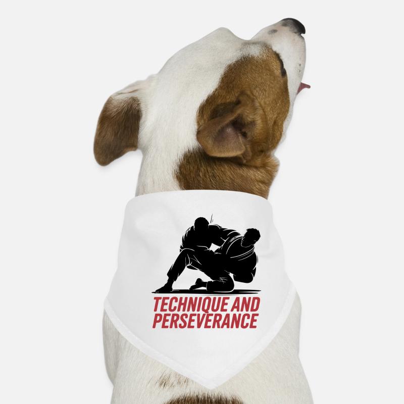 TECHNIQUE AND PERSEVERANCE Dog Bandana