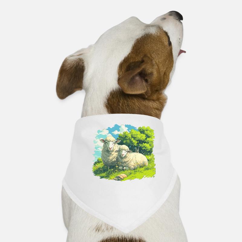 Schafe Schaf Hunde-Bandana