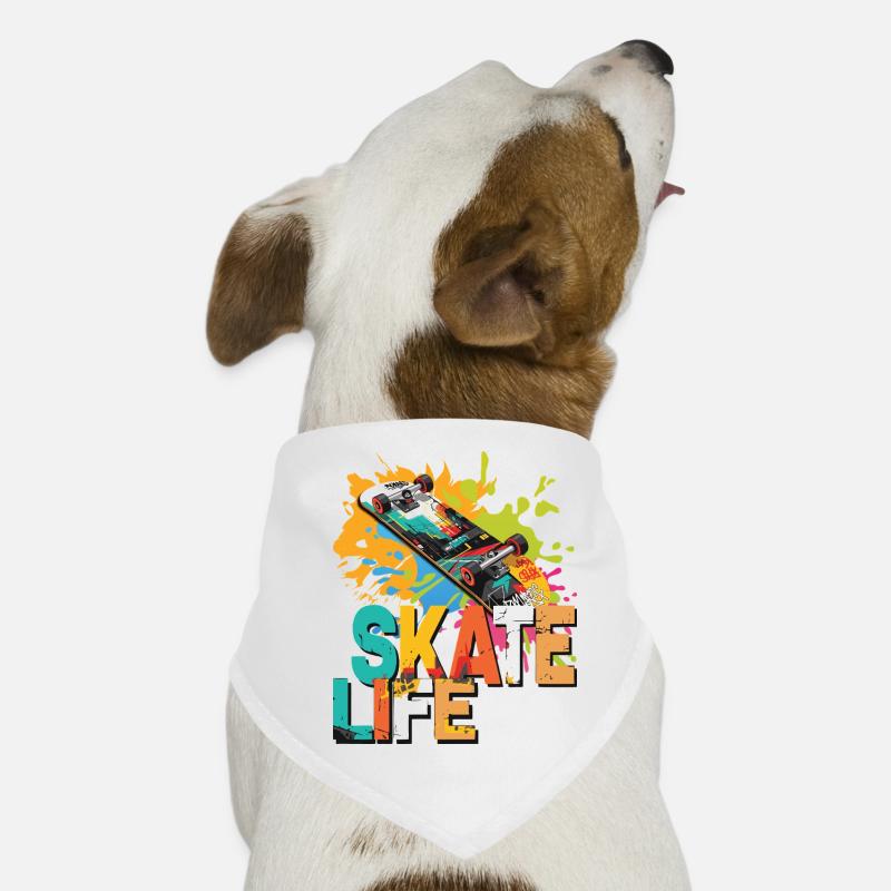 Skateboard Bandana pour chien