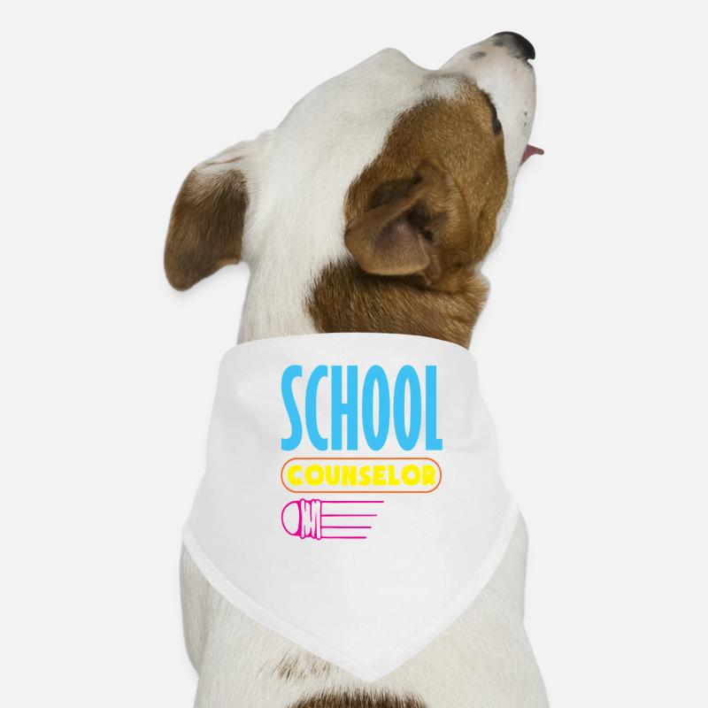 School Counselors Please Wait Creative Dog Bandana