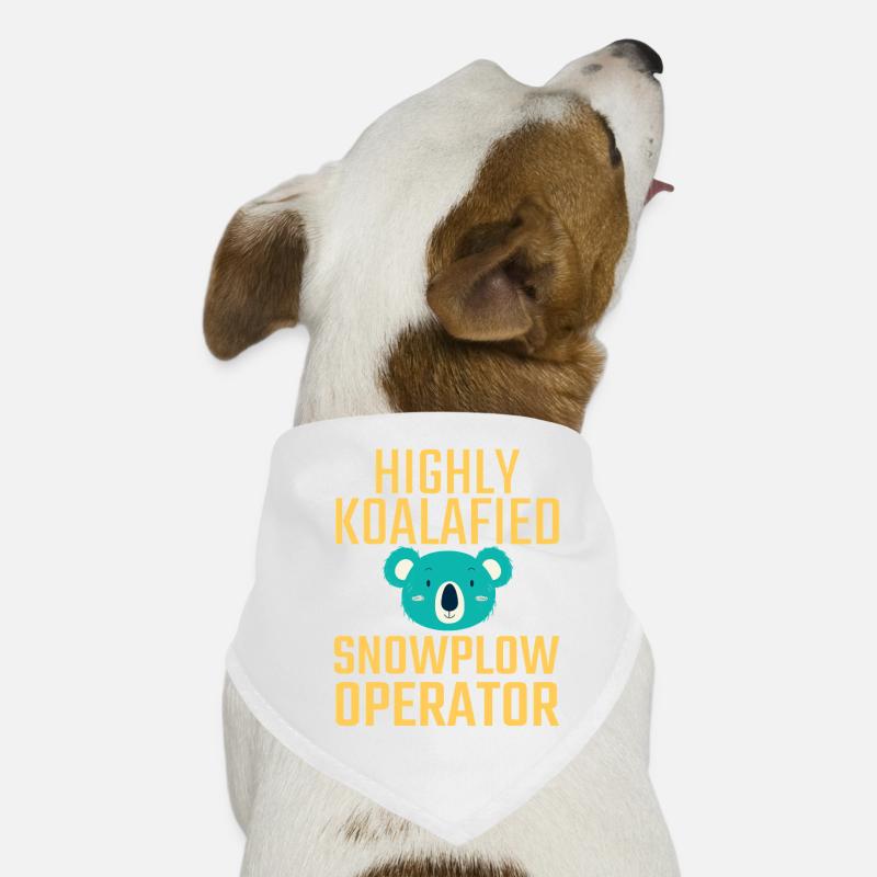 Snowplow Operator Koalafied Dog Bandana