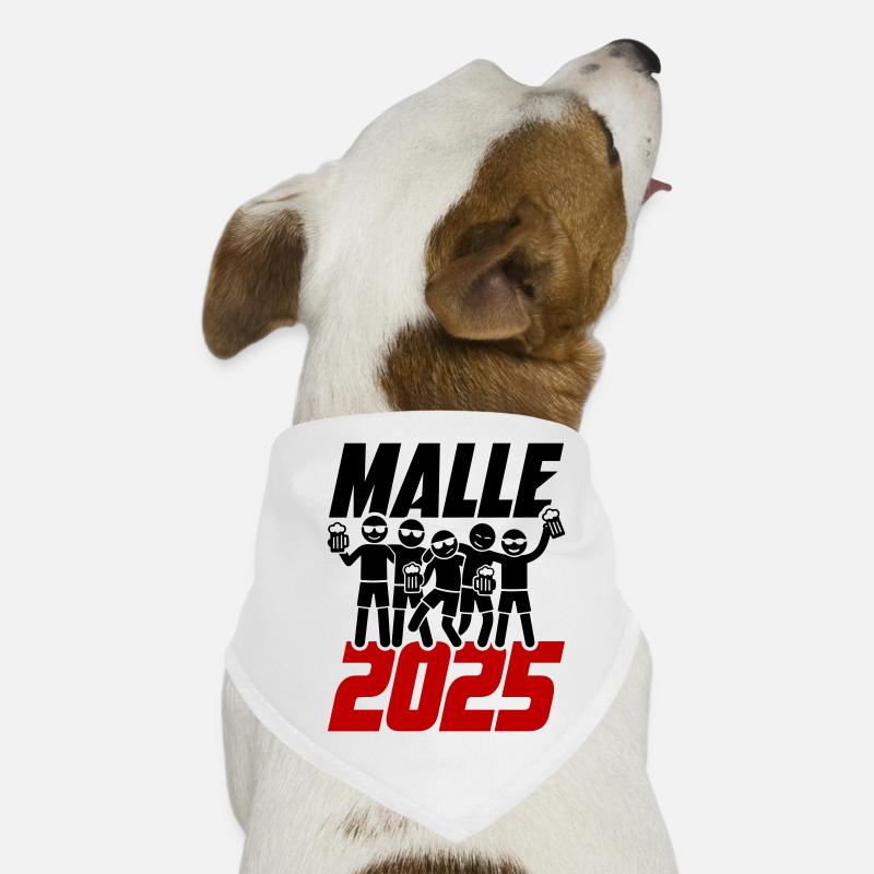 Malle 2025 Party Dog Bandana