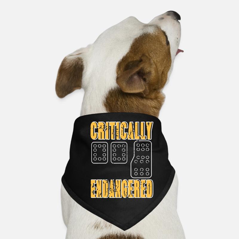 Critically Endangered Manual Driver Pedal Pride Hunde-Bandana