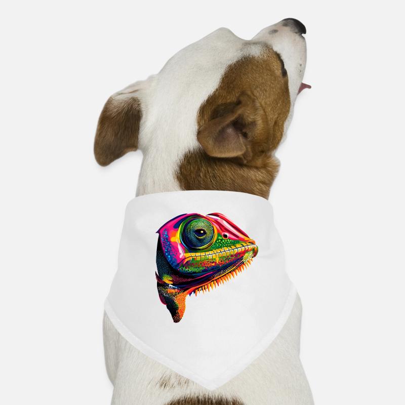 Chamäleon Echse Reptil Chameleon Leguan Eidechse Hunde-Bandana