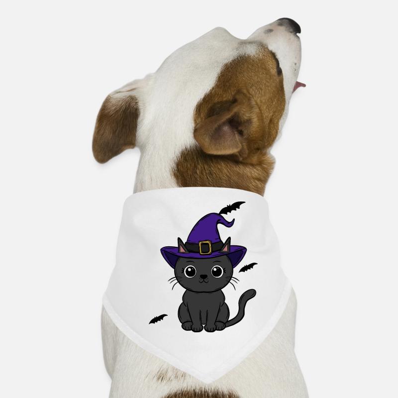 Cat Halloween Dog Bandana