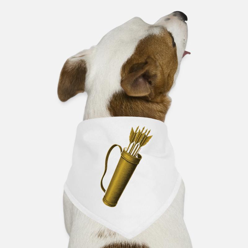 Bogenschießen Bogen Pfeil Köcher Bogenschütze Hunde-Bandana