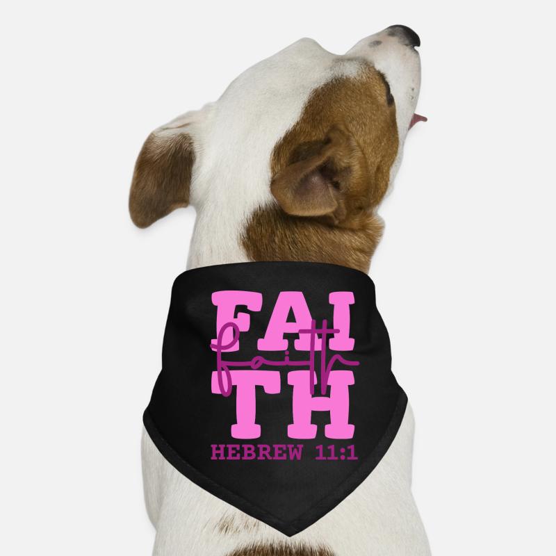 Foi Espérance Jésus Conception Chrétienne Bandana pour chien