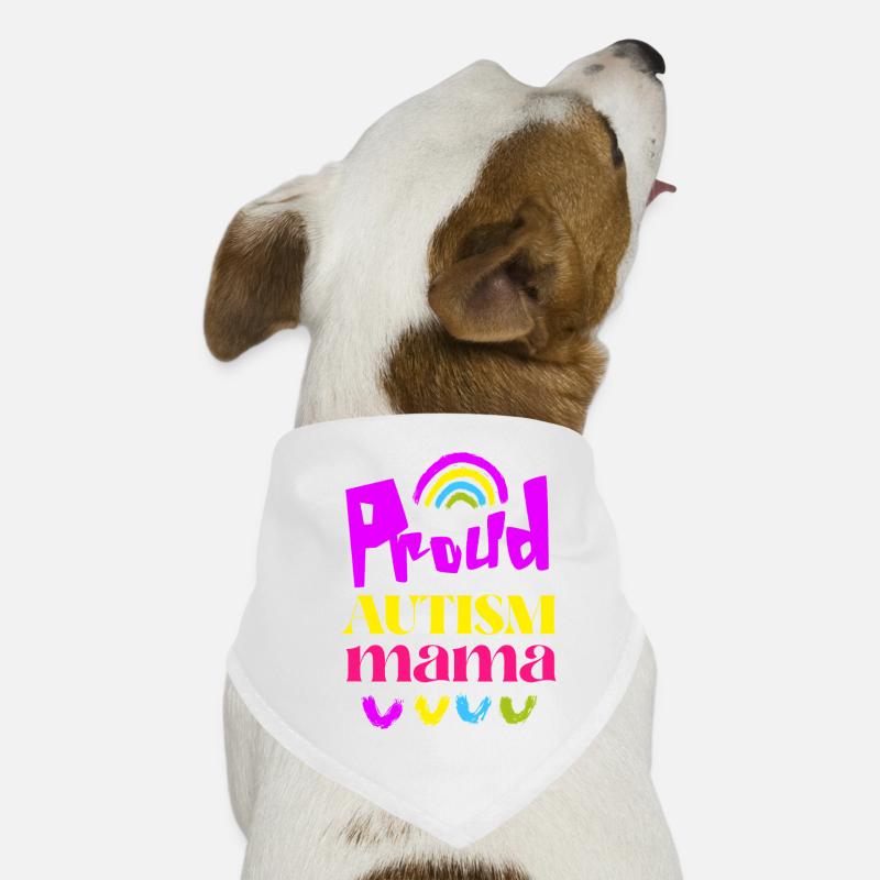 Stolze Autismus-Mama Hunde-Bandana