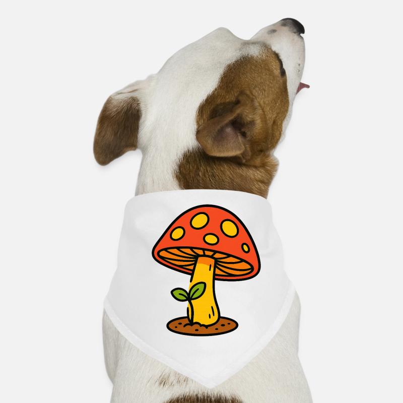 Champignons et germes Bandana pour chien