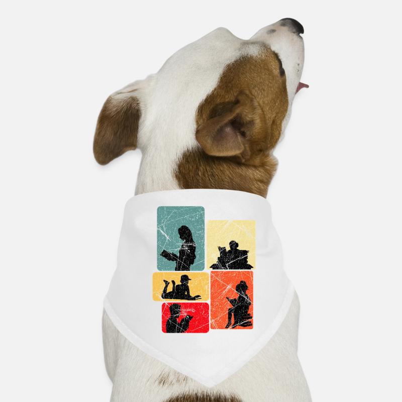 Reading Books, Bookworm Dog Bandana