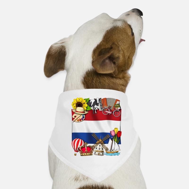 Pays-Bas Bandana pour chien