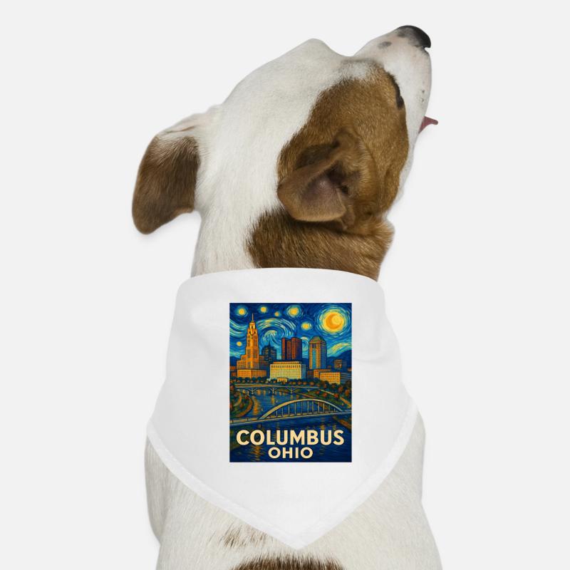 Columbus, Ohio Bandana pour chien