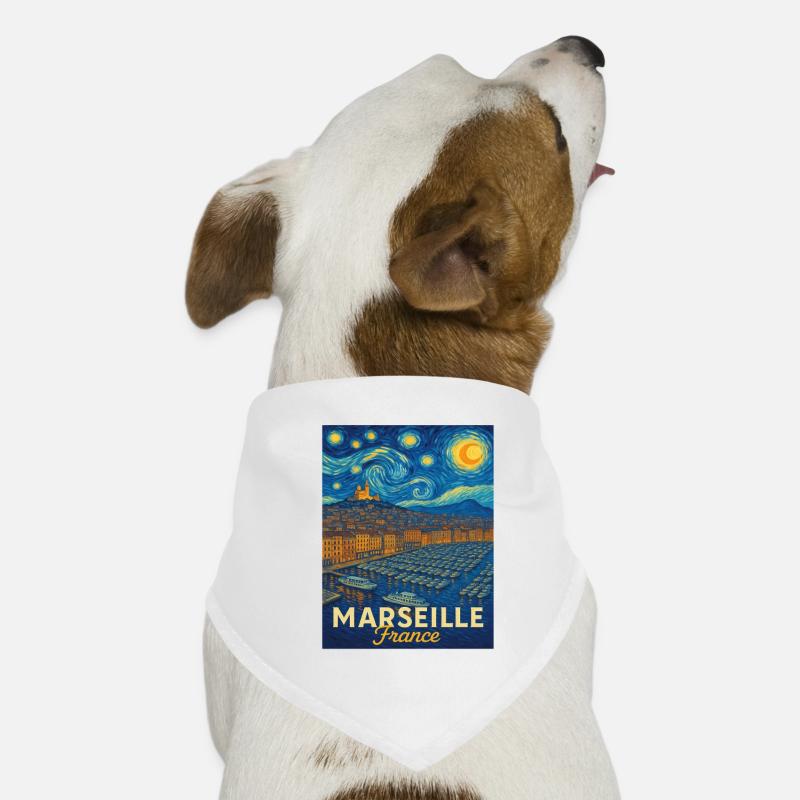 Marseille Frankreich Hunde-Bandana