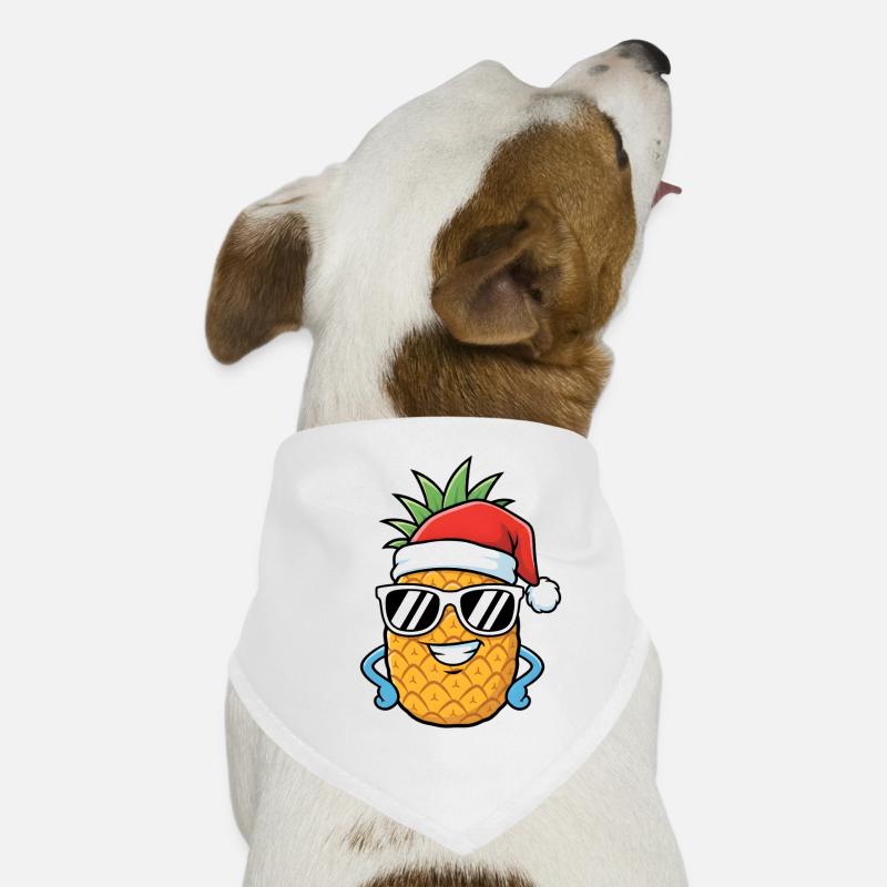 Art de l’ananas de Noël Bandana pour chien