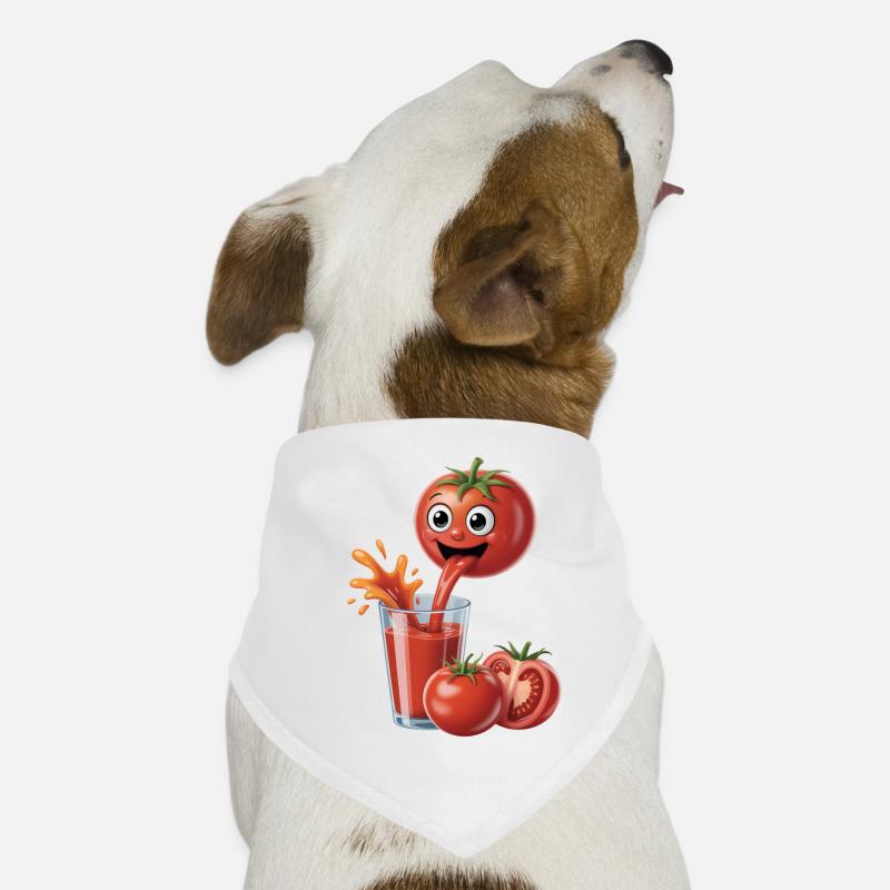 Jus de tomate Tomate Tomate Bandana pour chien
