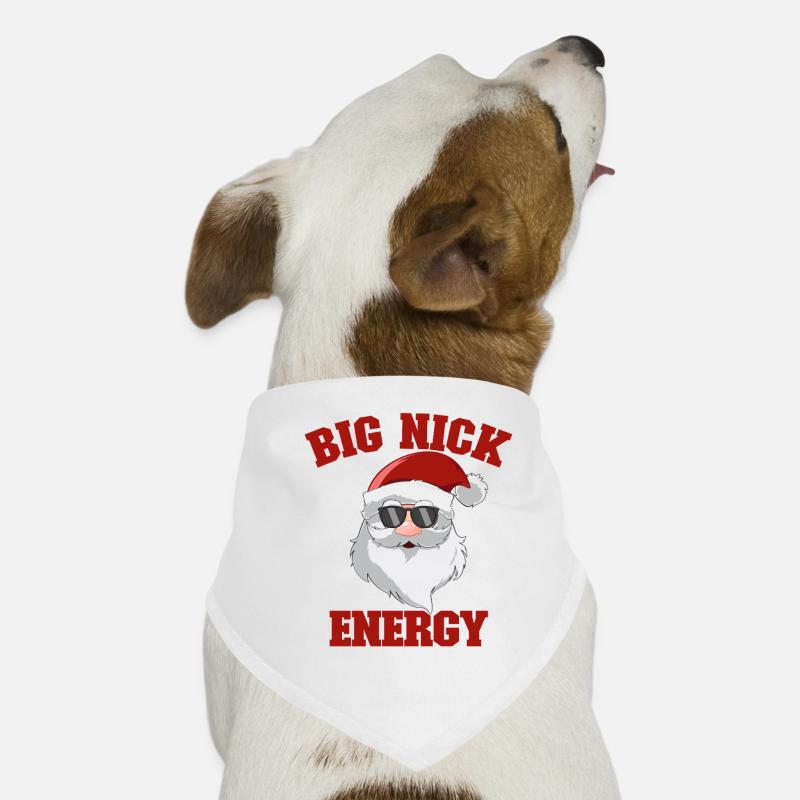 Père Noël, Joyeux Noël, Big Nick-E Bandana pour chien