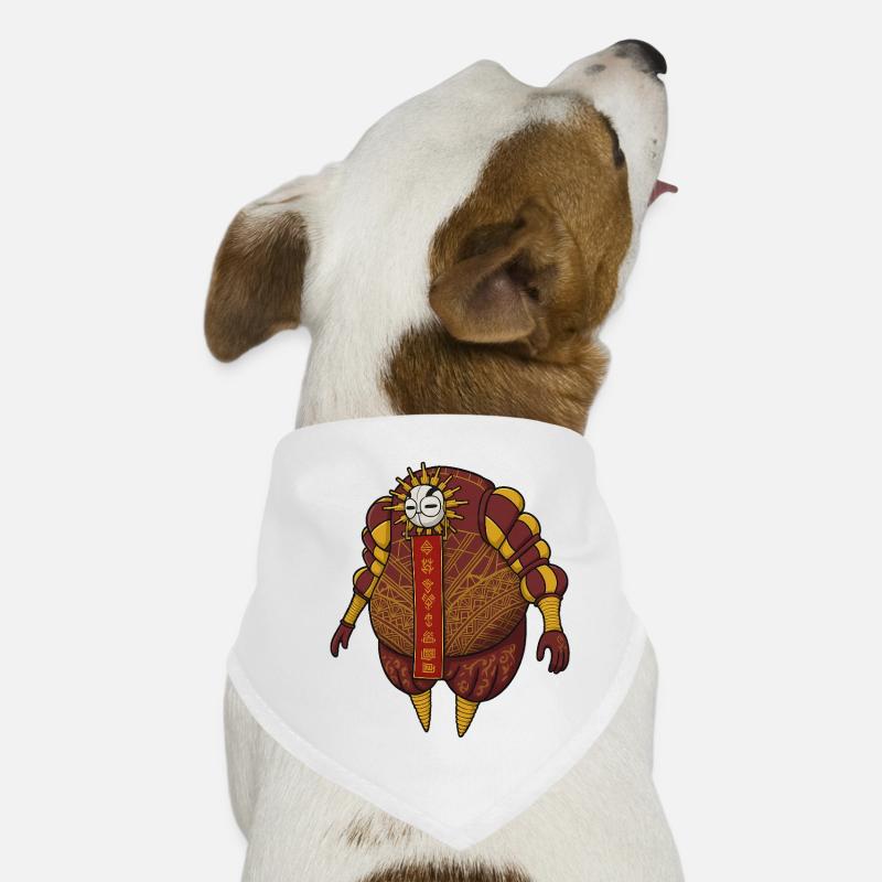 Chiaroscuro 33 - Hunde-Bandana - Weiß