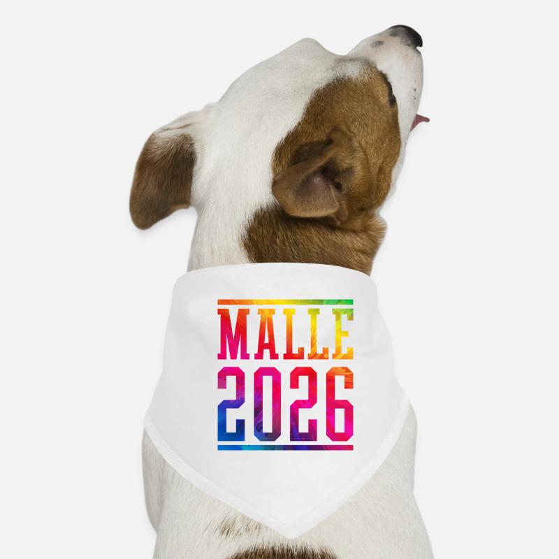 Malle 2026 Multicolore Bandana pour chien