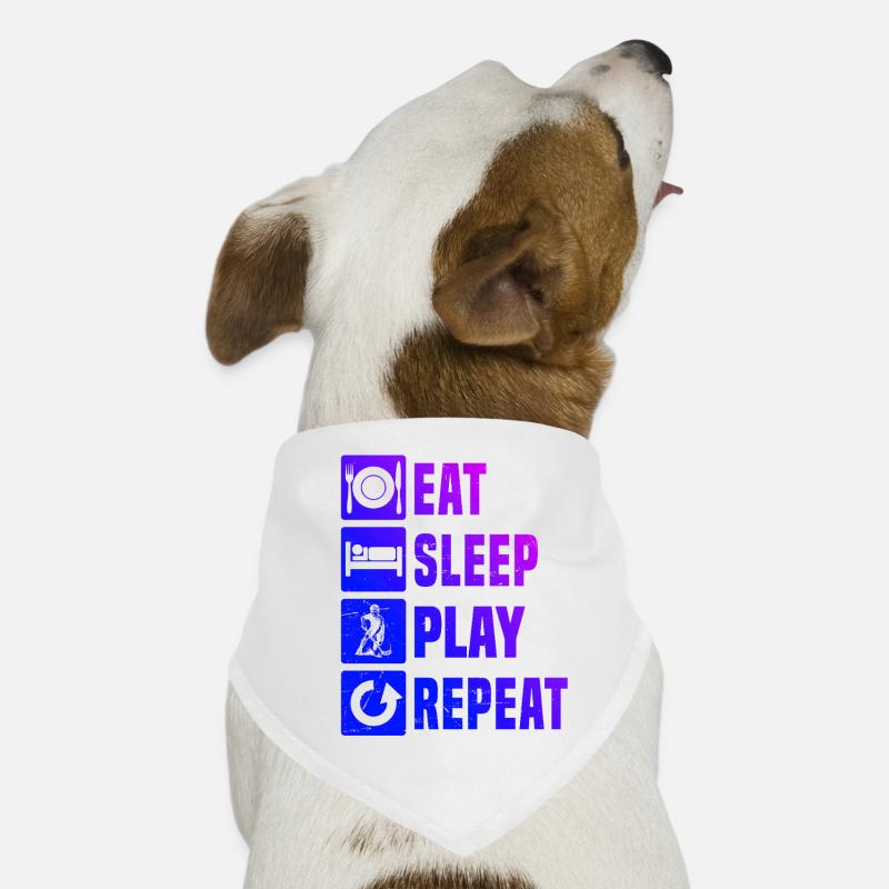Conception du Floorball Unihockey Power Bandana pour chien
