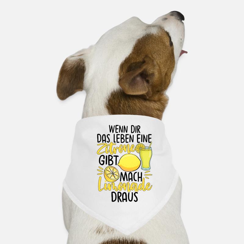 Quand la vie te donne un citron Fais de la limonade Bandana pour chien