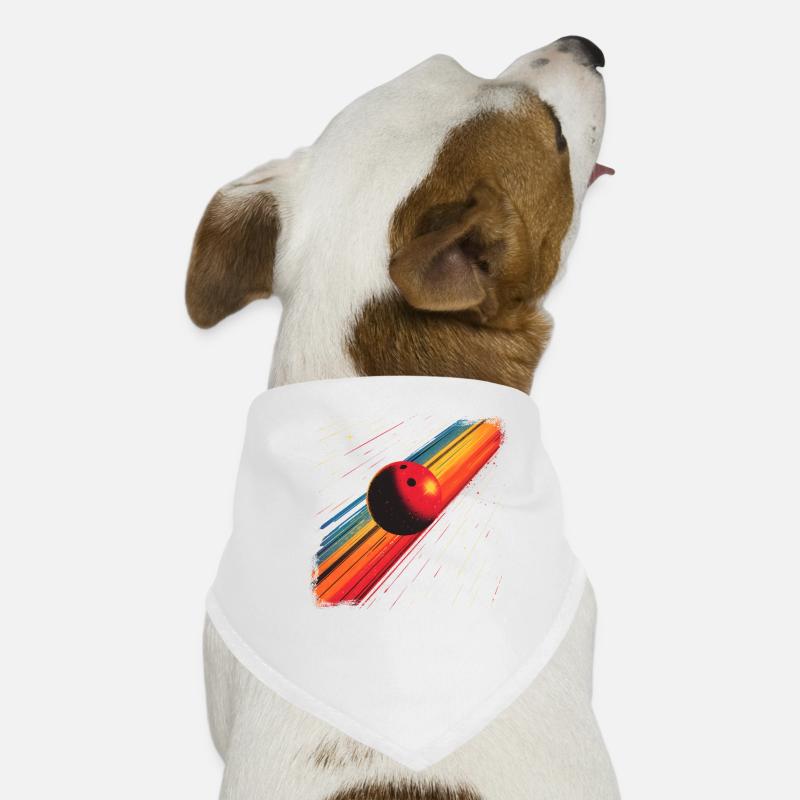 Boule de bowling des années 90 Bandana pour chien