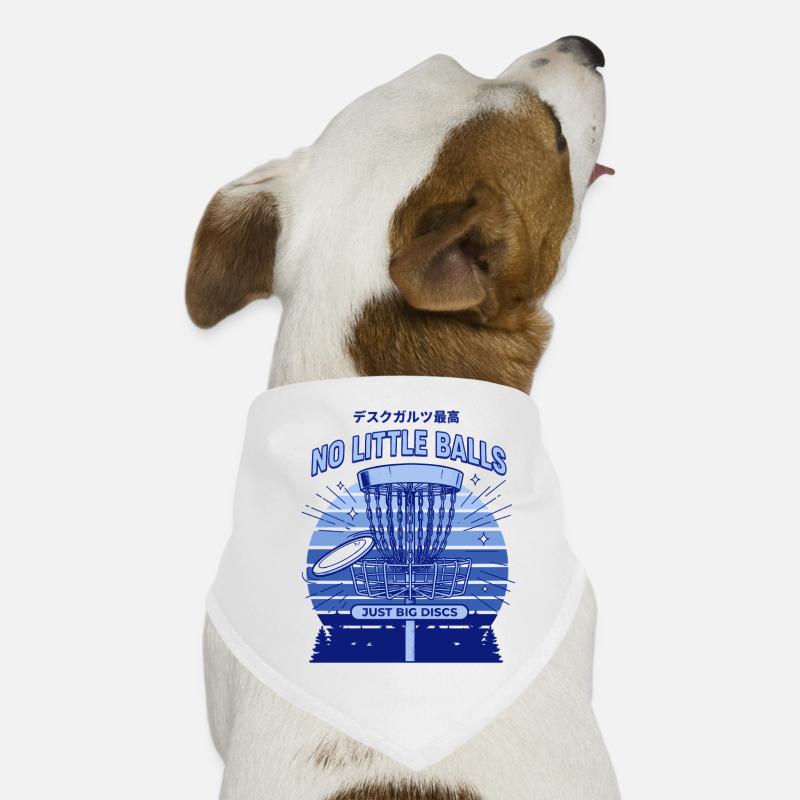 Disc Golf No Little Balls Just Big Discs Basket Dog Bandana