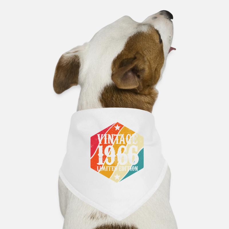 Limited Edition 1966 Geburtstag Geschenk Hunde-Bandana