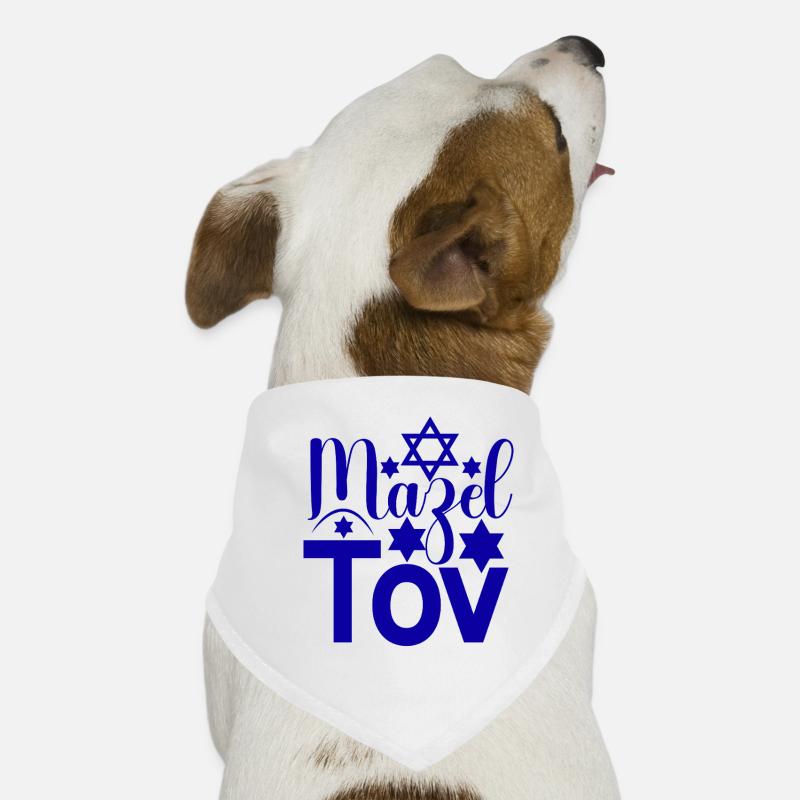 Mazel Tov : Dictons et citations juifs de David Star Bandana pour chien