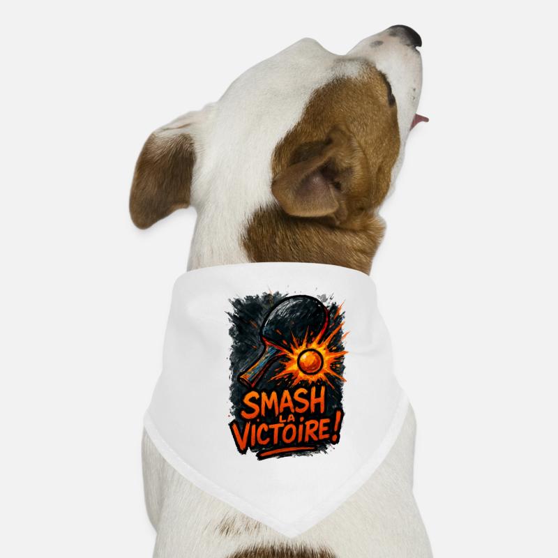 Smash the victory! Ping Pong Dog Bandana