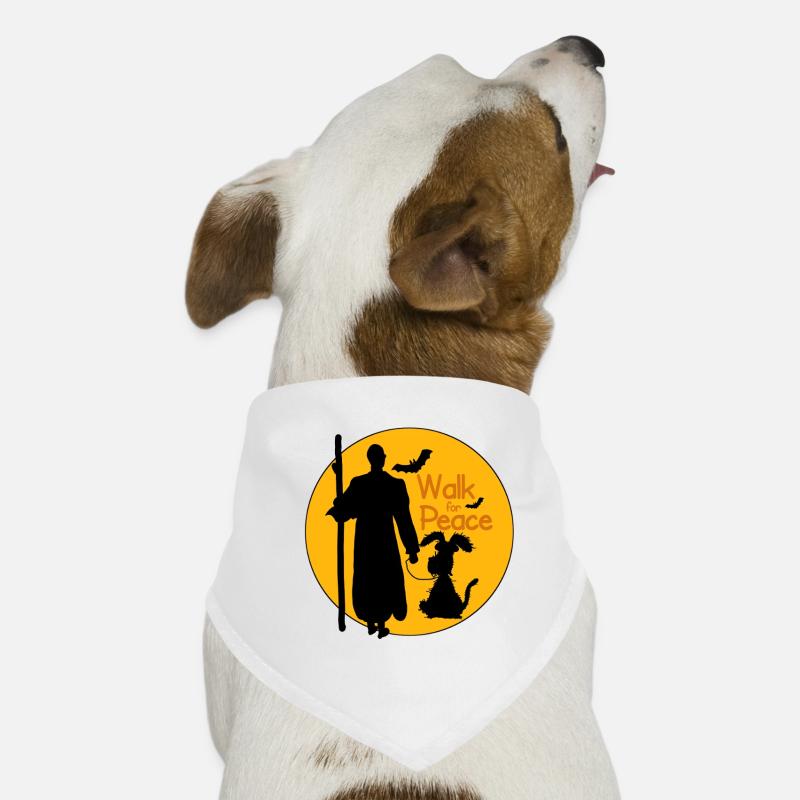 walk for peace spruch Hunde-Bandana