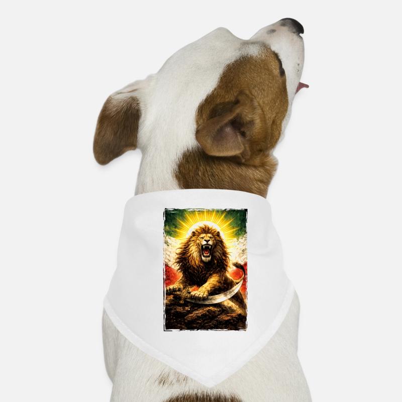 Lion Perse Drapeau iranien Bandana pour chien