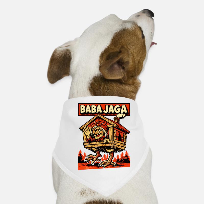 Légende de la sorcière slave Baba Jaga Bandana pour chien