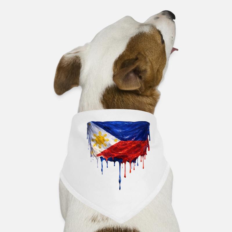 Art de la chute du drapeau philippin Bandana pour chien