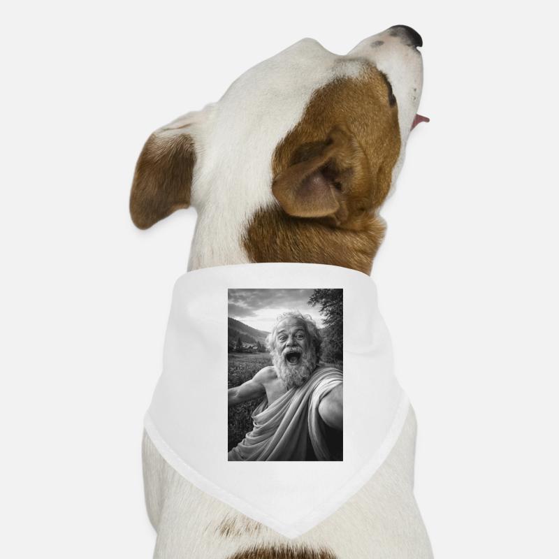 Socrates' Self-Portrait Dog Bandana