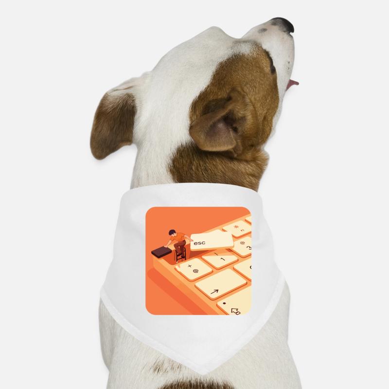 ESC – Mode de travail désactivé Bandana pour chien