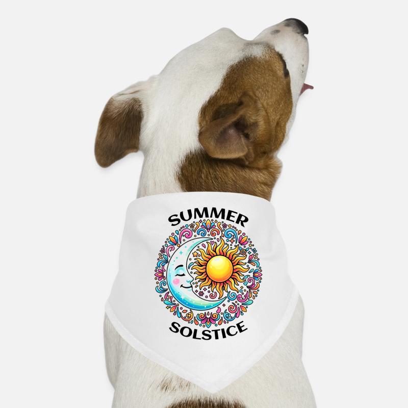 Litha Pagan Summer Solstice Midsummer Midsommar Dog Bandana
