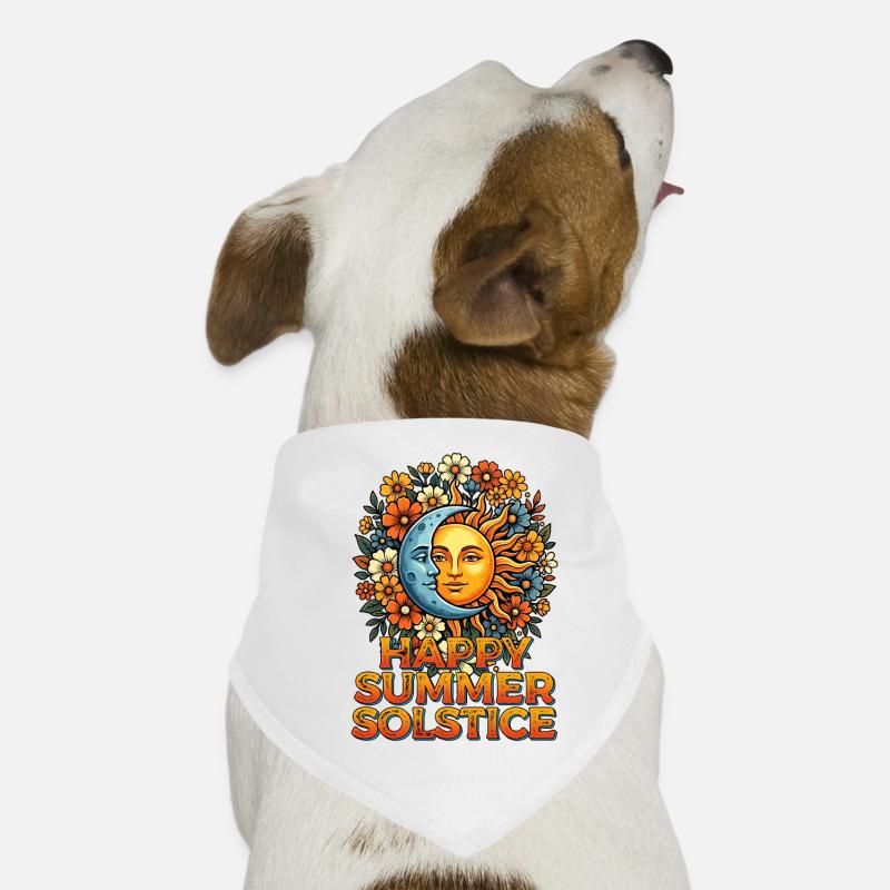 Litha Pagan Solstice d’été Midsommar Bandana pour chien